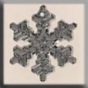 Mill Hill Glass Treasures 12039 & 12040 Snowflake Large 20mm